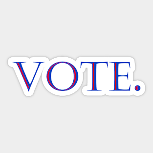 vote. Sticker